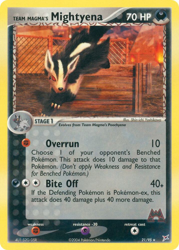 Team Magma's Mightyena - 21/95 [Team Magma vs Team Aqua] 21/95
