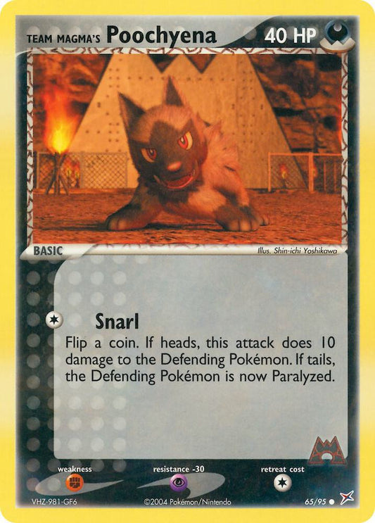 Team Magma's Poochyena - 65/95 [Team Magma vs Team Aqua] 65/95