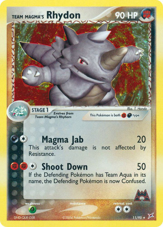 Team Magma's Rhydon - 11/95 [Team Magma vs Team Aqua] 11/95