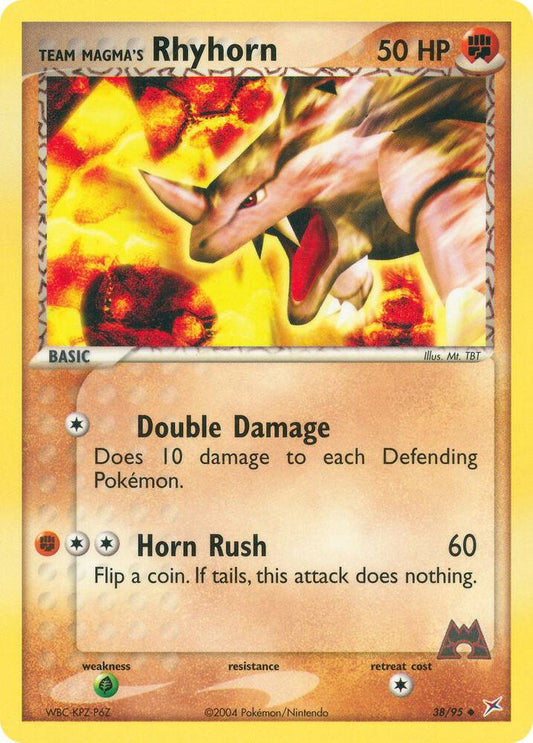 Team Magma's Rhyhorn - 38/95 [EX Team Magma vs Team Aqua] 38/95