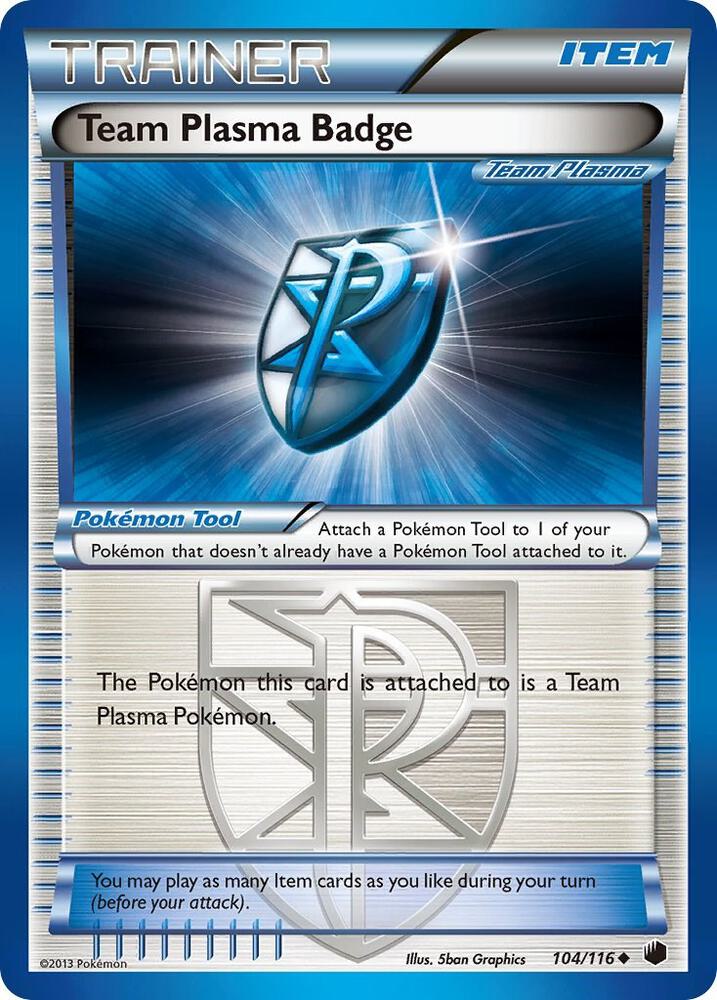 Team Plasma Badge (Team Plasma) [Plasma Freeze] 104/116