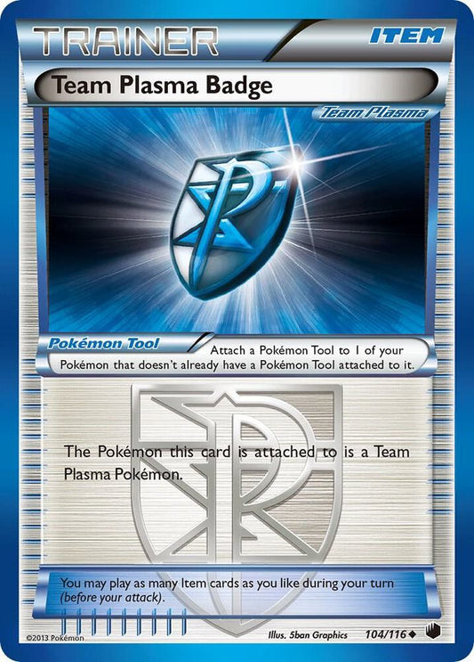 Team Plasma Badge (Team Plasma) [Plasma Freeze] 104/116