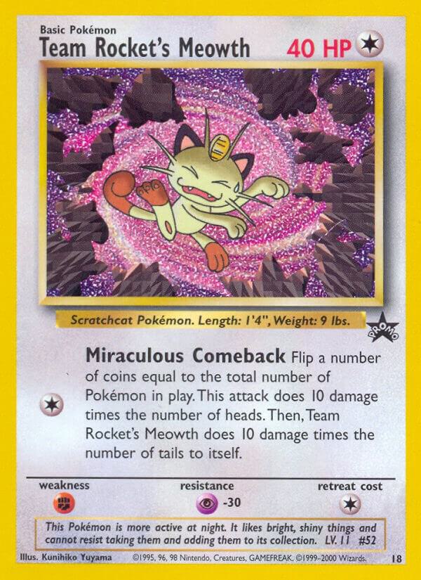 Team Rocket's Meowth [WoTC Promo] 18/53