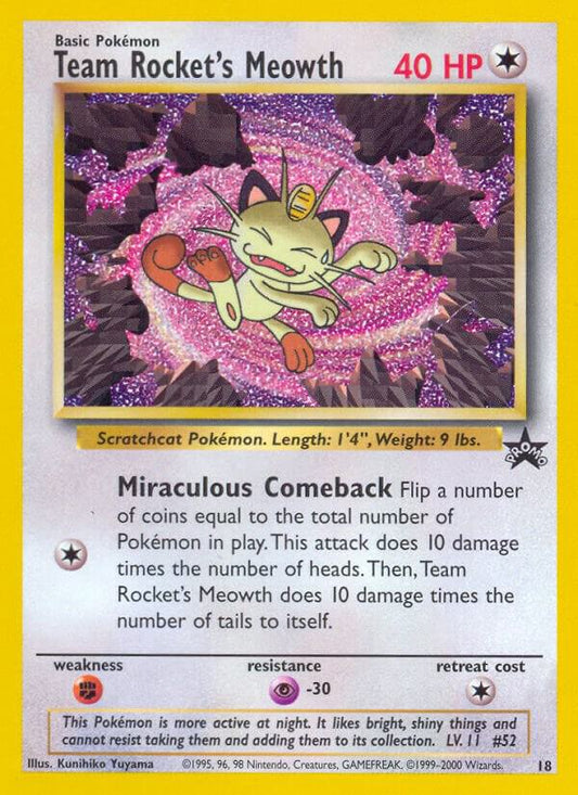 Team Rocket's Meowth [WoTC Promo] 18/53