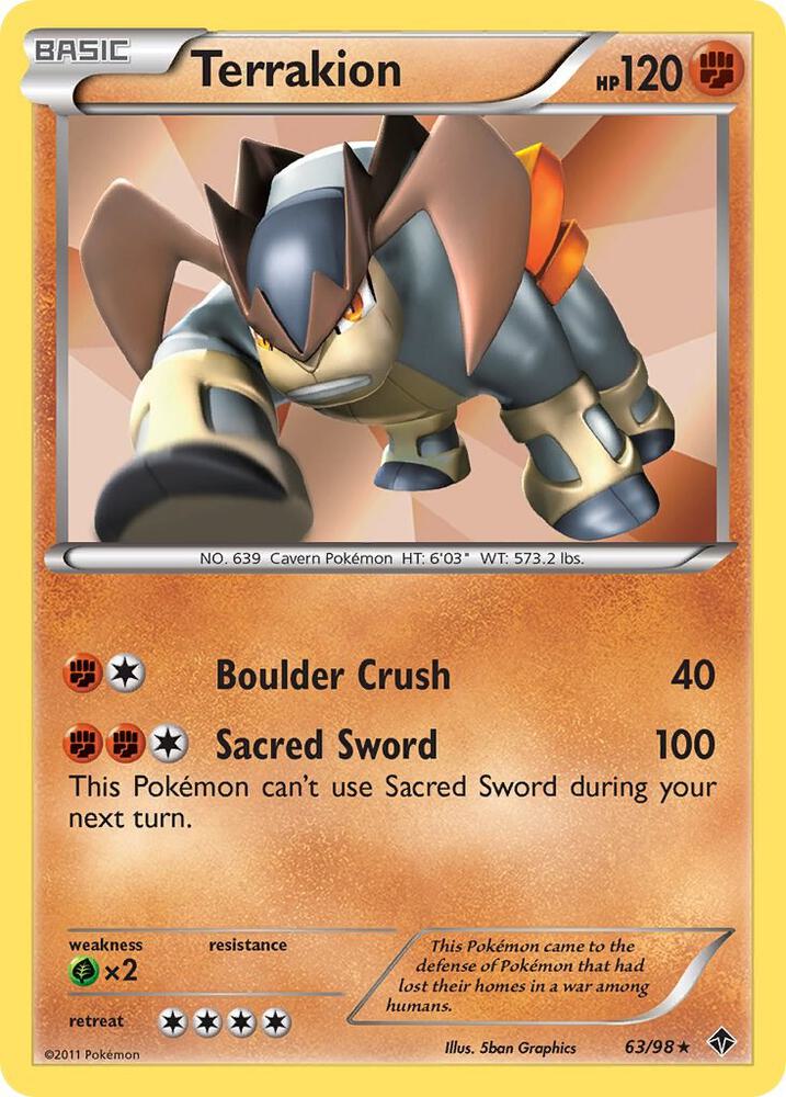 Terrakion [Emerging Powers] 63/98