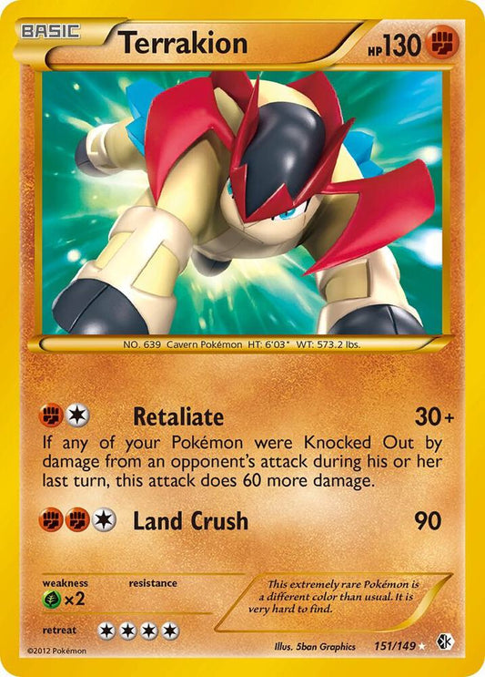 Terrakion [Boundaries Crossed] 151/149