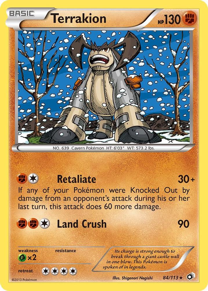 Terrakion [Legendary Treasures] 84/113