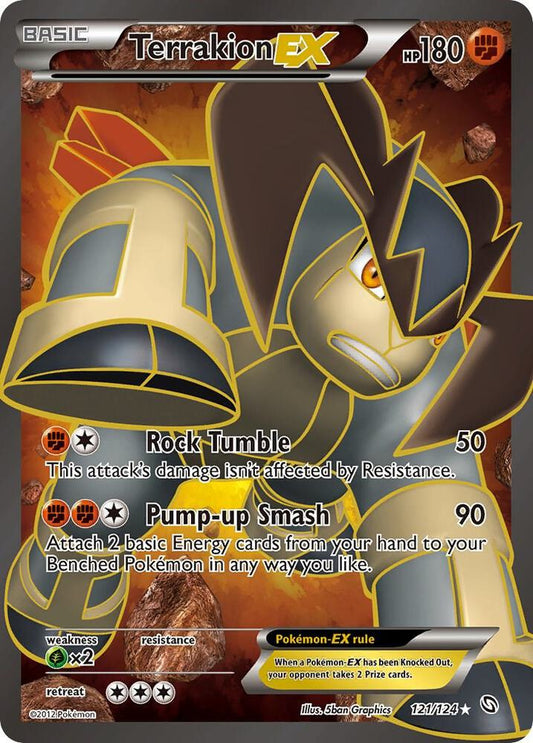 Terrakion EX (121 Full Art) [Dragons Exalted] 121/124