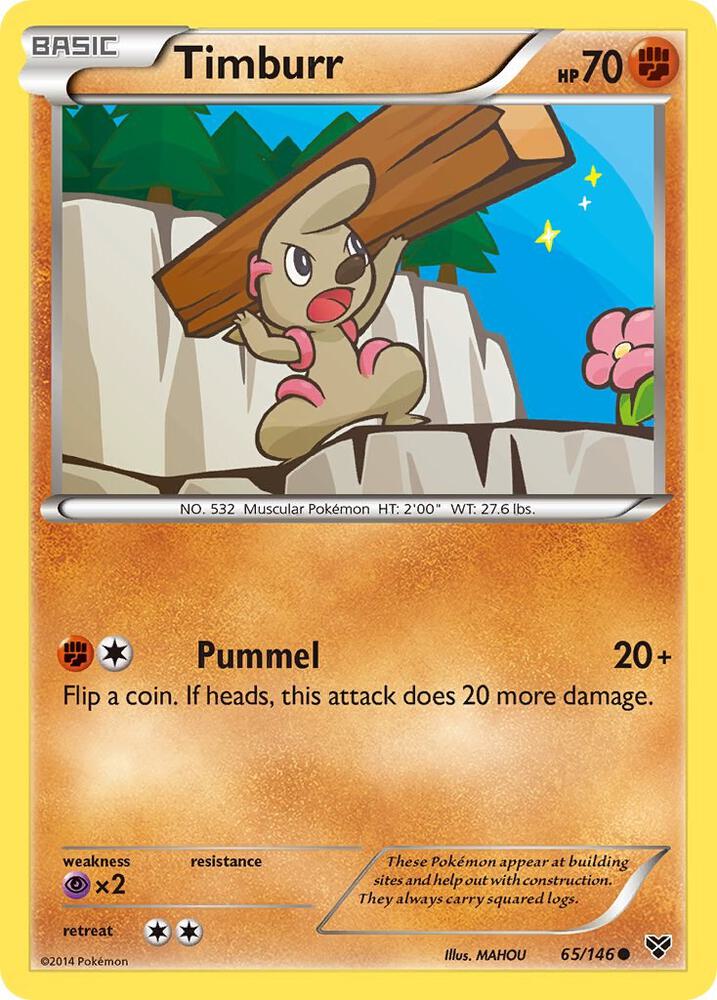 Timburr [XY Base Set] 65/146