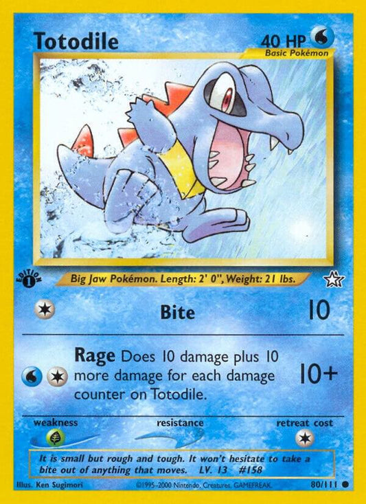 Totodile (80) [Neo Genesis] 080/111