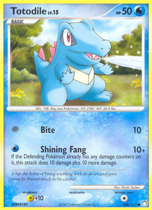 Totodile [Mysterious Treasures] 106/123
