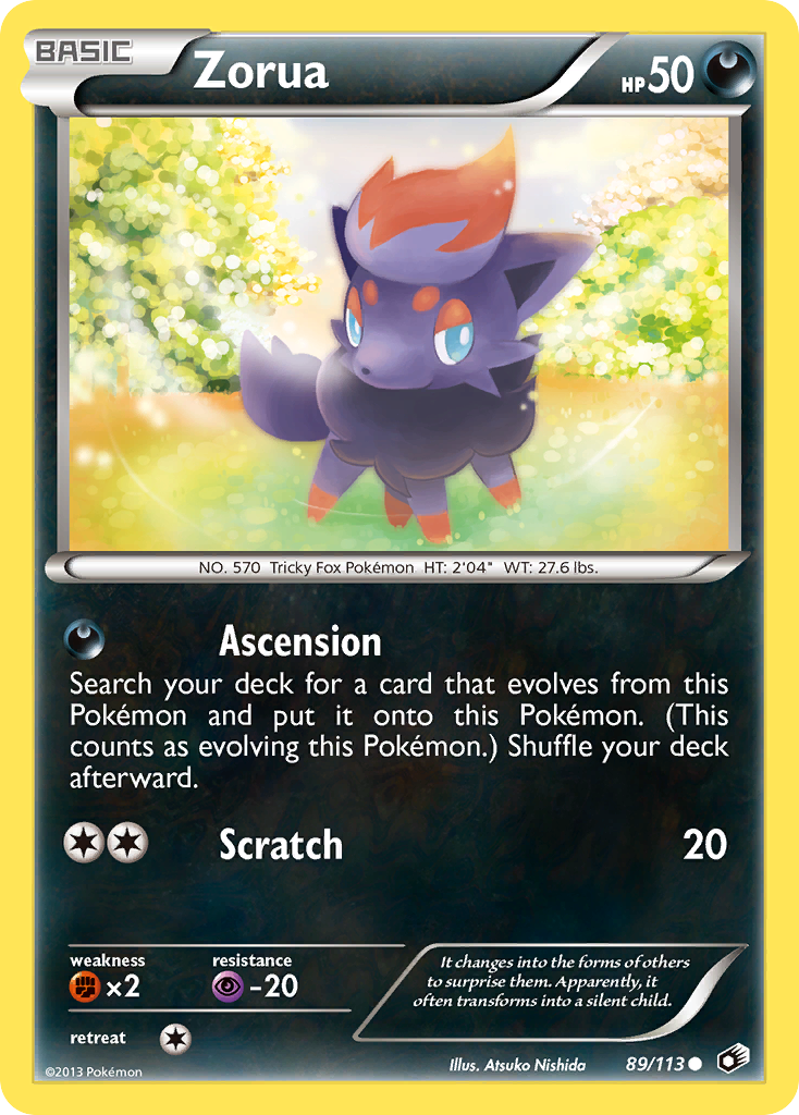 Zorua - 89/113 Legendary Treasures