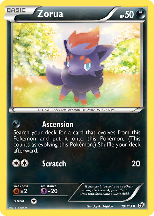 Zorua - 89/113 Legendary Treasures