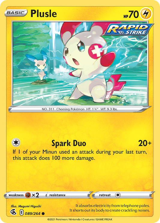 Plusle - 89/264 Fusion Strike