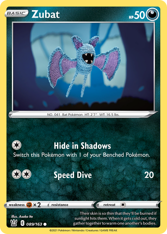 Zubat - 89/163 Battle Styles