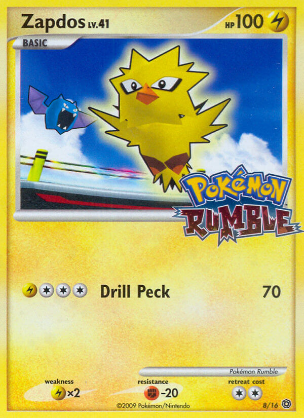 Zapdos - 8/16 Pokémon Rumble