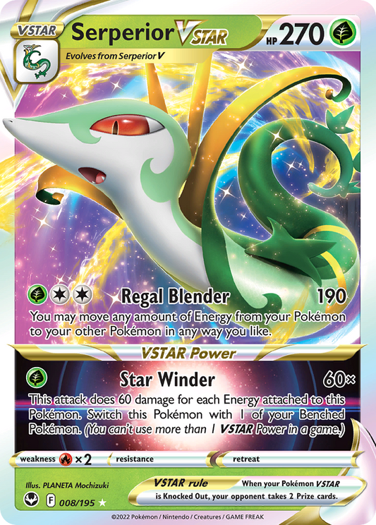 Serperior VSTAR - 8/195 Silver Tempest