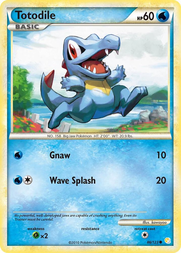 Totodile [HeartGold SoulSilver] 86/123