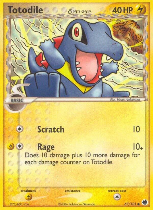 Totodile (Delta Species) [EX Dragon Frontiers] 67/101
