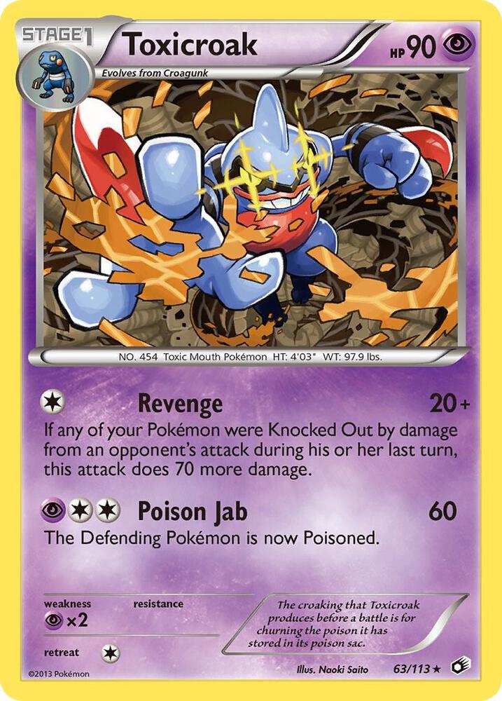 Toxicroak [Legendary Treasures] 63/113