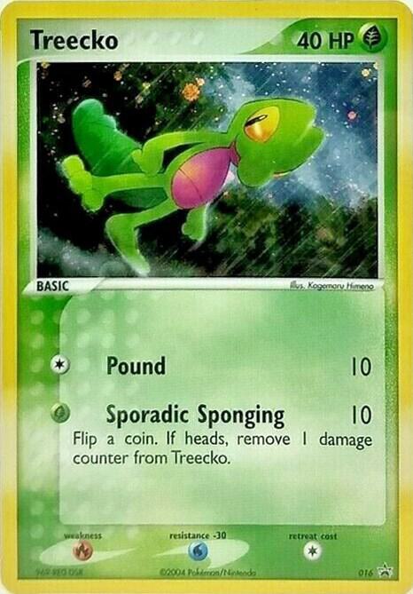 Treecko - 016 (EX Deck Tin) [Nintendo Promos] 016