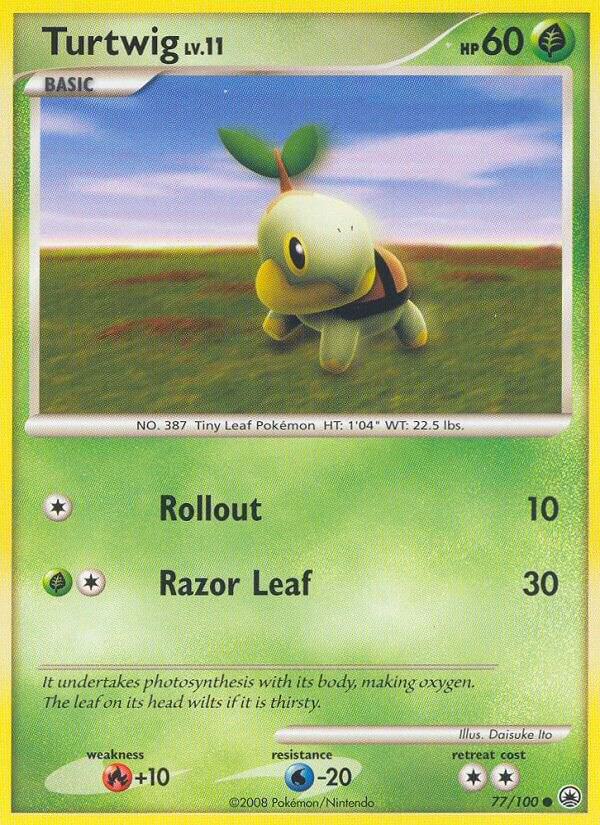 Turtwig (77) [Majestic Dawn] 77/100