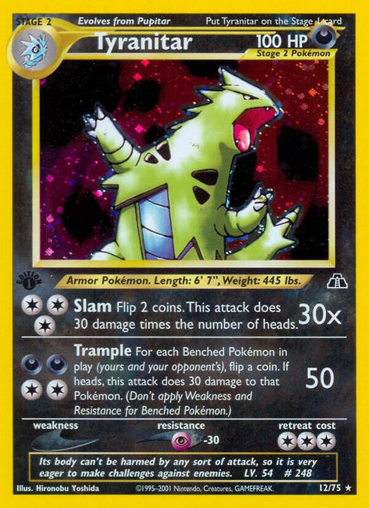 Tyranitar (12) [Neo Discovery] 12/75