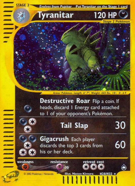 Tyranitar (H28) [Aquapolis] H28/H32