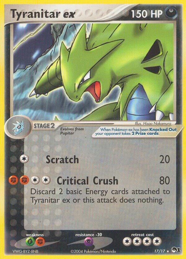 Tyranitar ex (Holo) [POP Series 1] 017/017