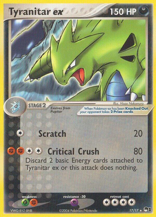 Tyranitar ex (Holo) [POP Series 1] 017/017