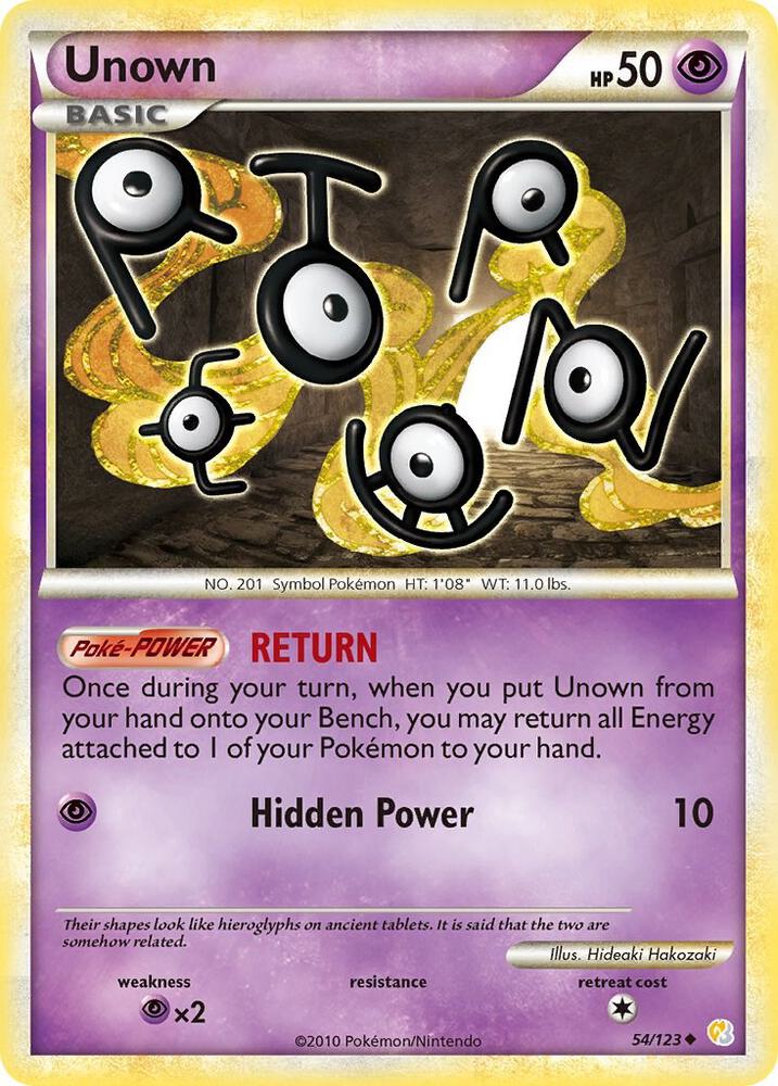 Unown (54) [HeartGold SoulSilver] 54/123