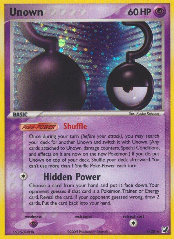 Unown (?) [EX Unseen Forces] ?/28