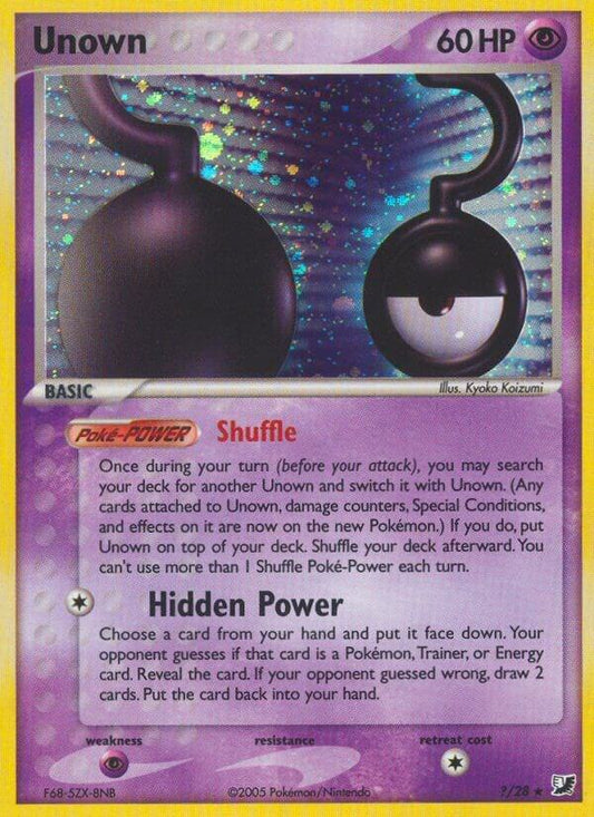 Unown (?) [Unseen Forces] ?/28