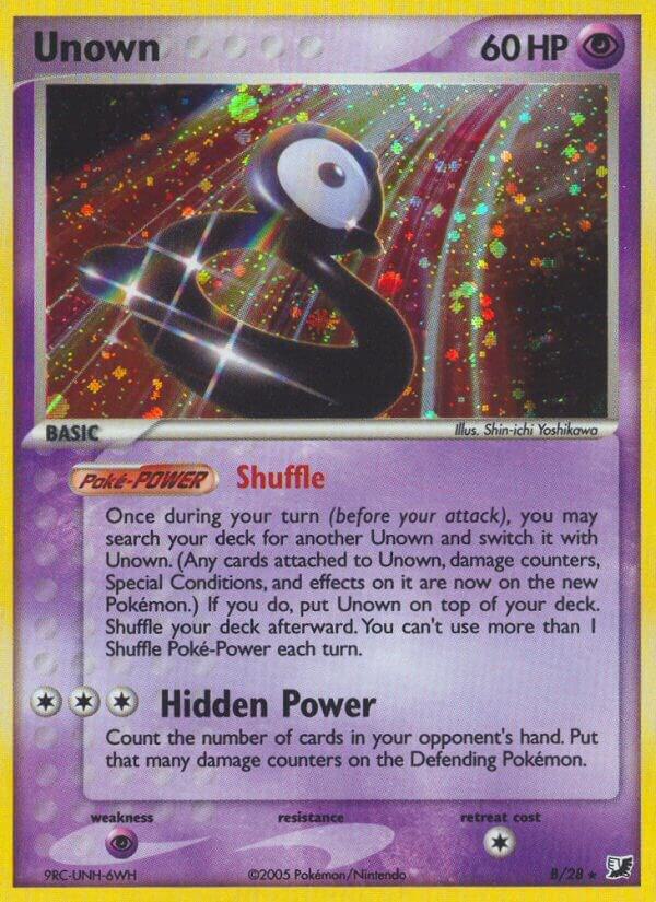 Unown (B) [EX Unseen Forces] B/28