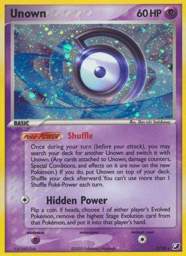 Unown (D) [EX Unseen Forces] D/28