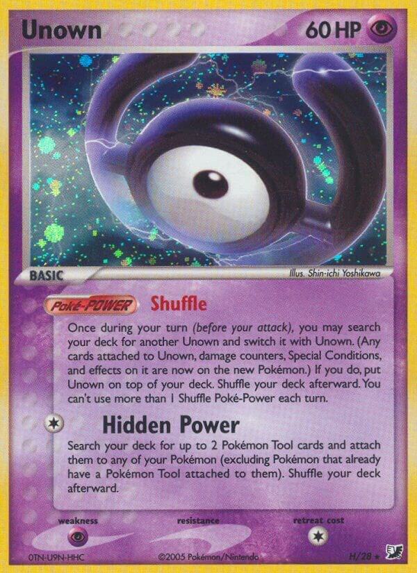 Unown (H) [EX Unseen Forces] H/28