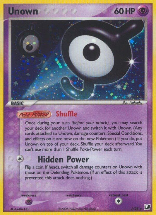 Unown (J) [Unseen Forces] J/28