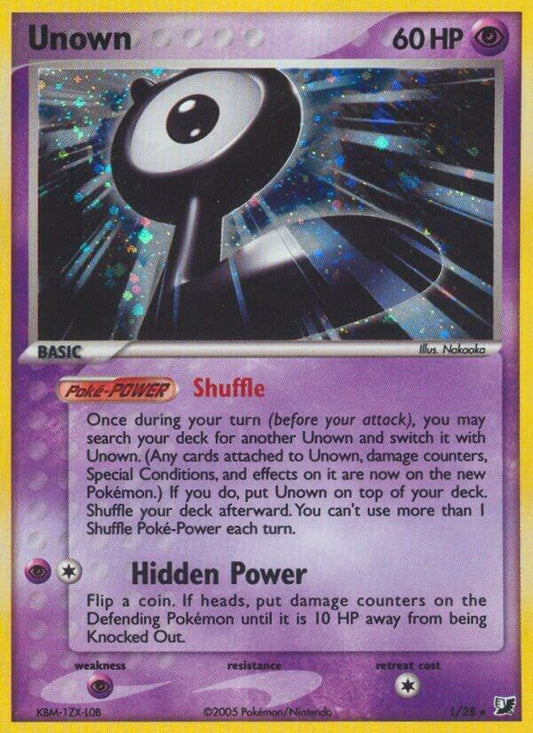 Unown (L) [Unseen Forces] L/28