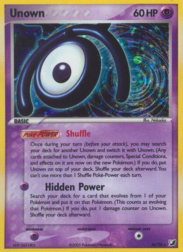 Unown (M) [EX Unseen Forces] M/28