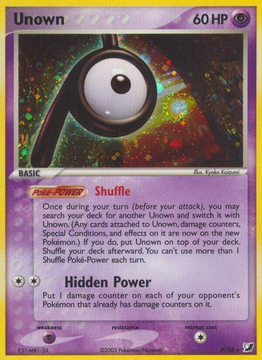 Unown (P) [Unseen Forces] P/28