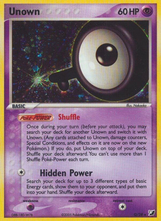 Unown (Q) [Unseen Forces] Q/28