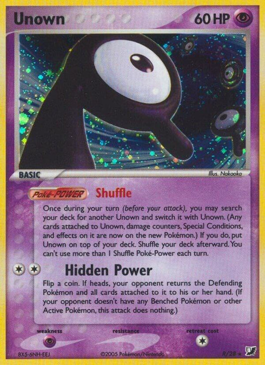 Unown (R) [EX Unseen Forces] R/28