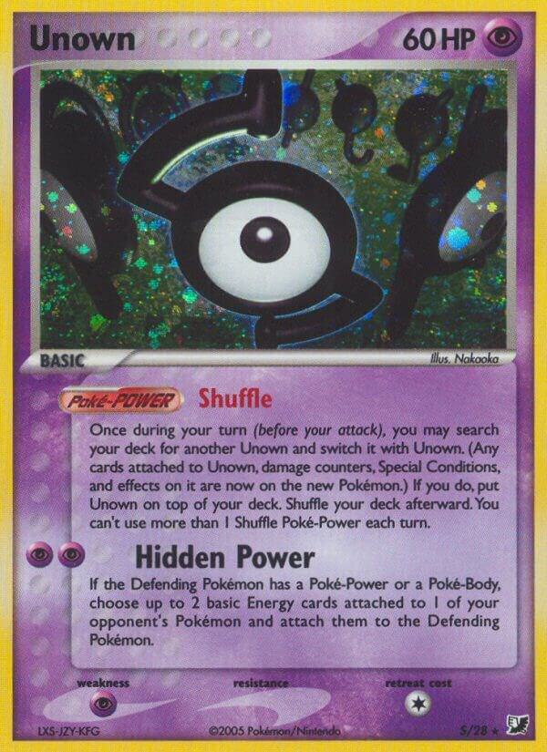 Unown (S) [EX Unseen Forces] S/28