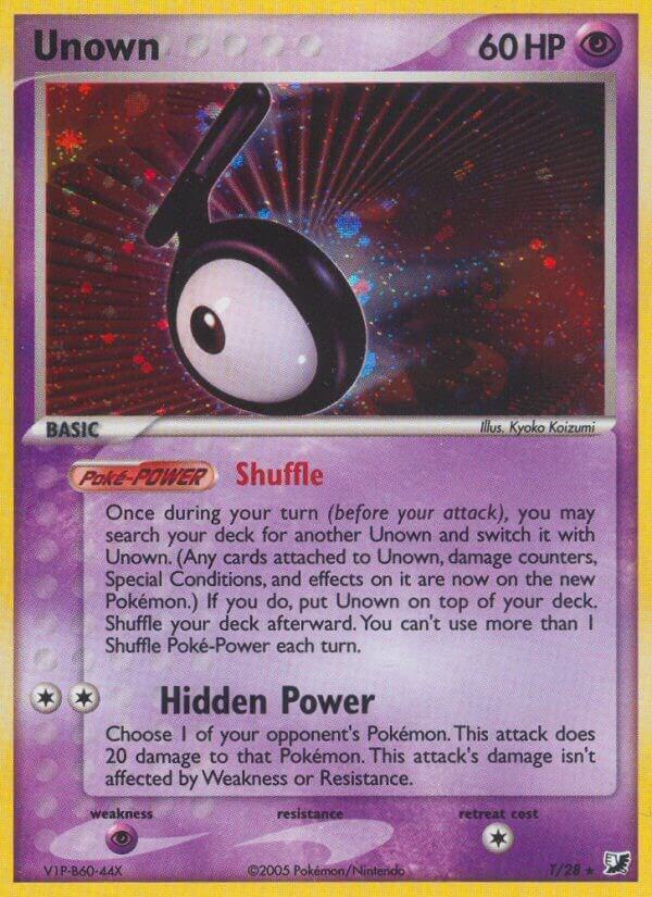 Unown (T) [EX Unseen Forces] T/28