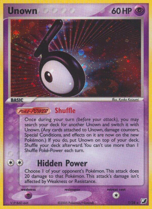 Unown (T) [Unseen Forces] T/28