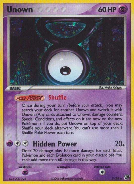 Unown (V) [Unseen Forces] V/28