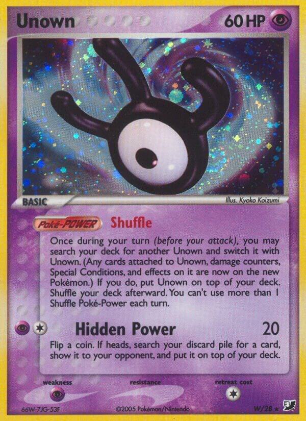 Unown (W) [EX Unseen Forces] W/28