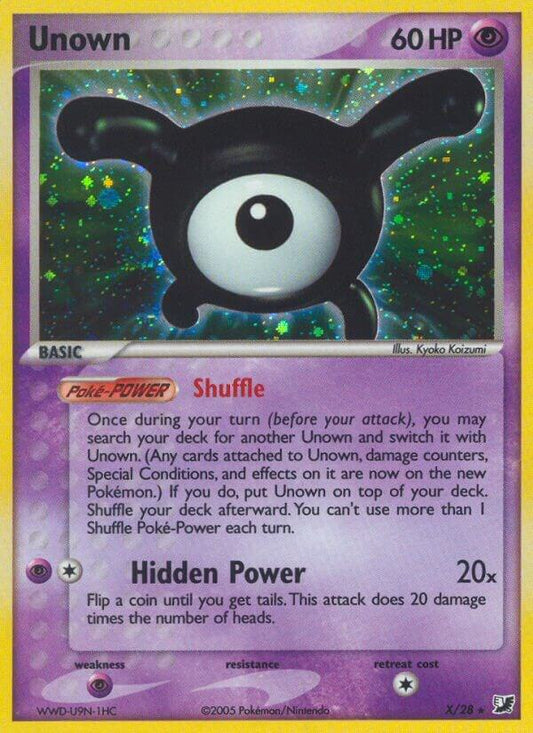 Unown (X) [Unseen Forces] X/28