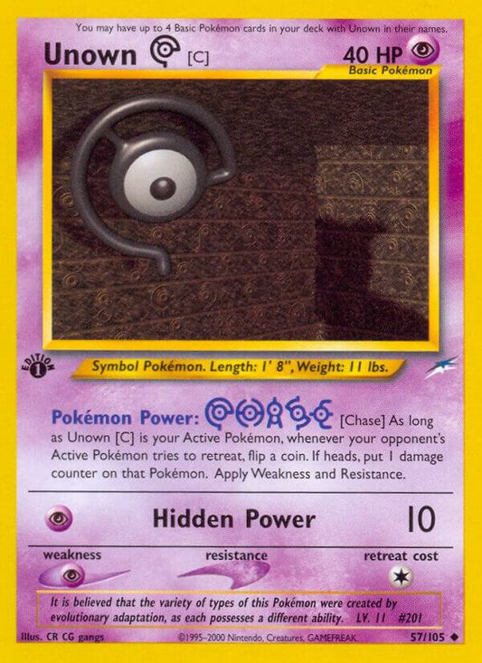 Unown [C] [Neo Destiny] 057/105