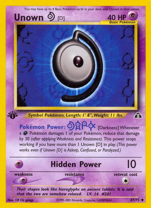 Unown [D] [Neo Discovery] 47/75